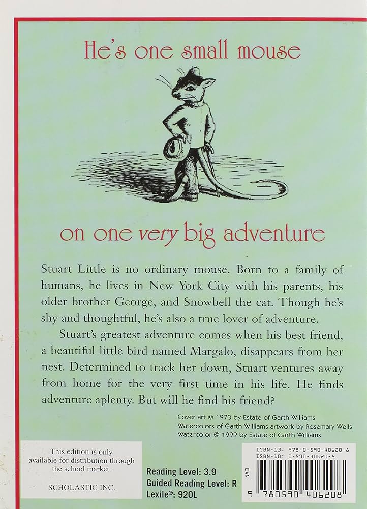 Stuart Little: White, E.B., Williams, Garth: 9780590406208